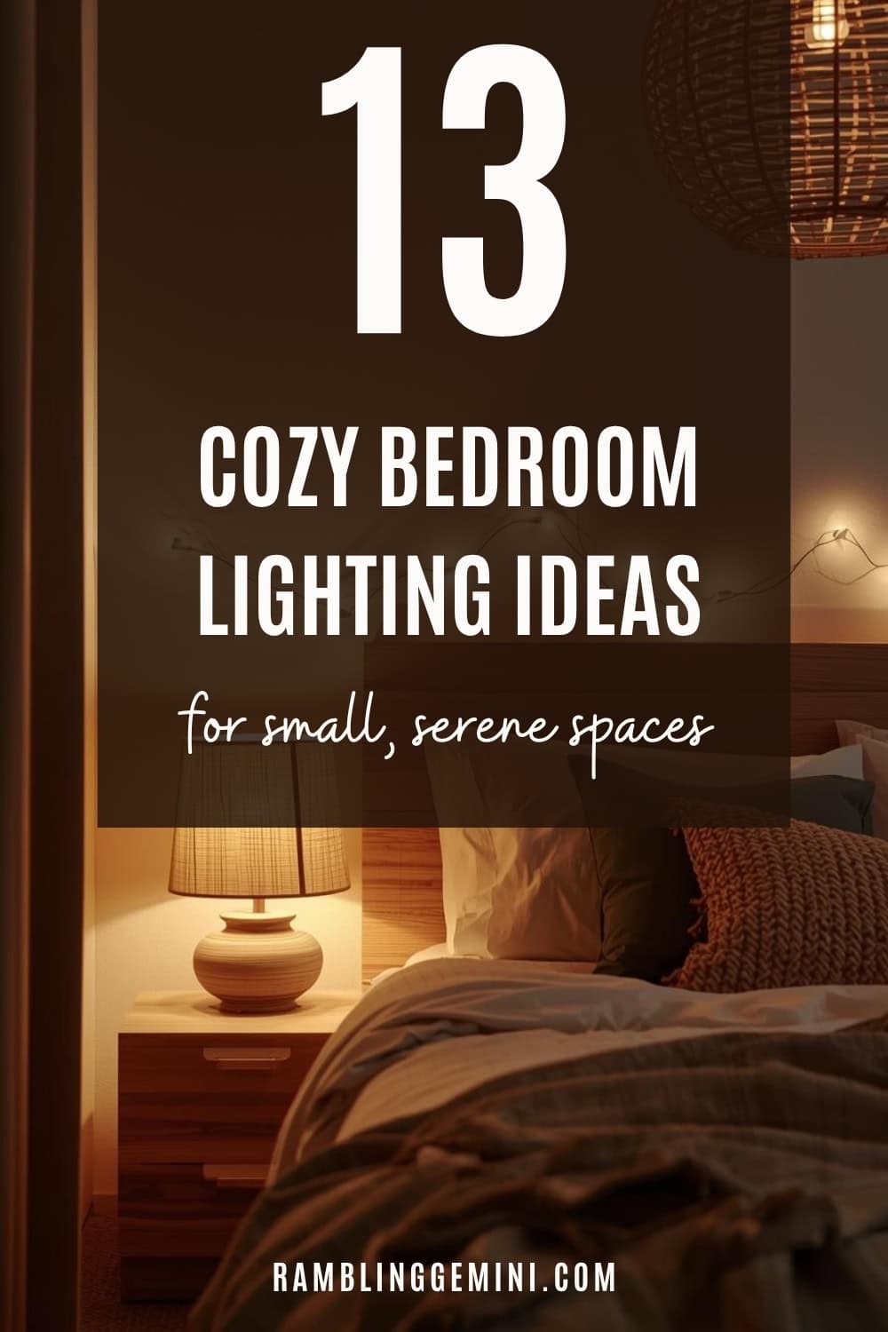 Cozy bedroom lighting ideas for small, serene spaces to create a warm and inviting atmosphere. Perfect tips for enhancing bedroom ambiance.